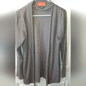 Merrell Gray Open Front Cardigan size Medium
